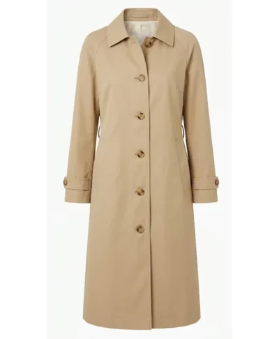 Emma Onwards and Sideways Beige Coat