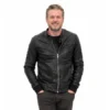 Eric Dane Black Leather Jacket