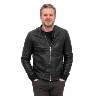 Eric Dane Black Leather Jacket