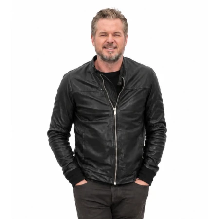 Eric Dane Black Leather Jacket