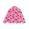 F1 Academy x Hello Kitty All Over Polar Fleece Pink Jacket