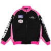 F1A x Hello Kitty Black Quilted Race Jacket