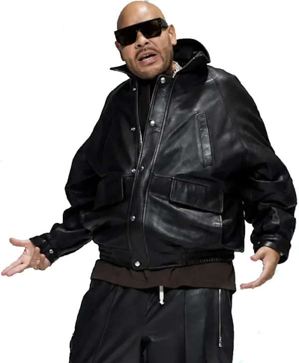 FAT JOE Set Of Keys Video Black Leather Jacket