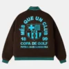 FC Barcelona Golf Wang Letterman Varsity Jacket