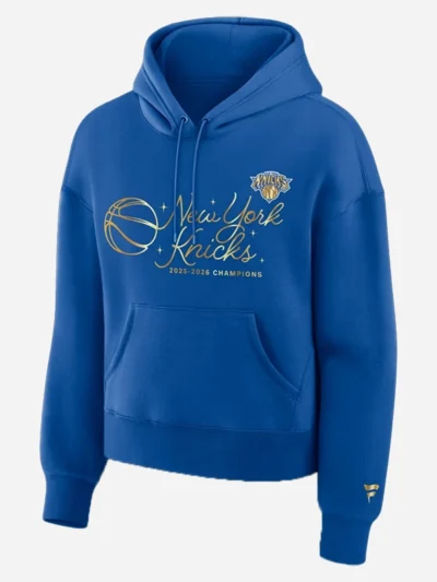 Fanatics Knicks Championship Blue Pullover Hoodie
