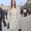 Fashion Week 2026 Barbara Palvin Python Printed Coat