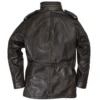 Field M-65 Leather Jacket Dark Brown