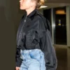 Florence Pugh Black Cropped Prada Jacket