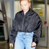 Florence Pugh Black Cropped Prada Jacket