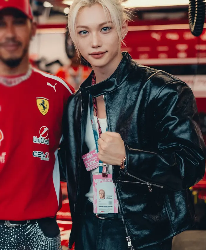 Formula 1 Singapore Grand Prix Felix Black Leather Jacket