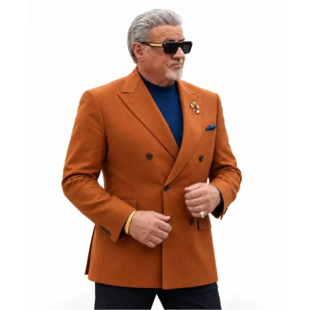 Frisco King 2026 Sylvester Stallone Orange Blazer