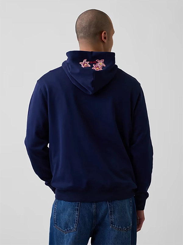 GAP AO YES Charcoal Heather Oversized Hoodie