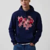 GAP AO YES Collaboration Logo Pullover Hoodie