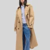 Gap × Sandy Liang Bow-Back Trench Coat