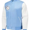 Ghostbusters Freeze Max Stay Puft Blue Varsity Jacket