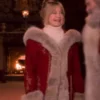 Goldie Hawn Christmas Chronicles 2 Red Wool Coat