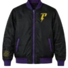 Goofy Powerline Black Bomber Jacket