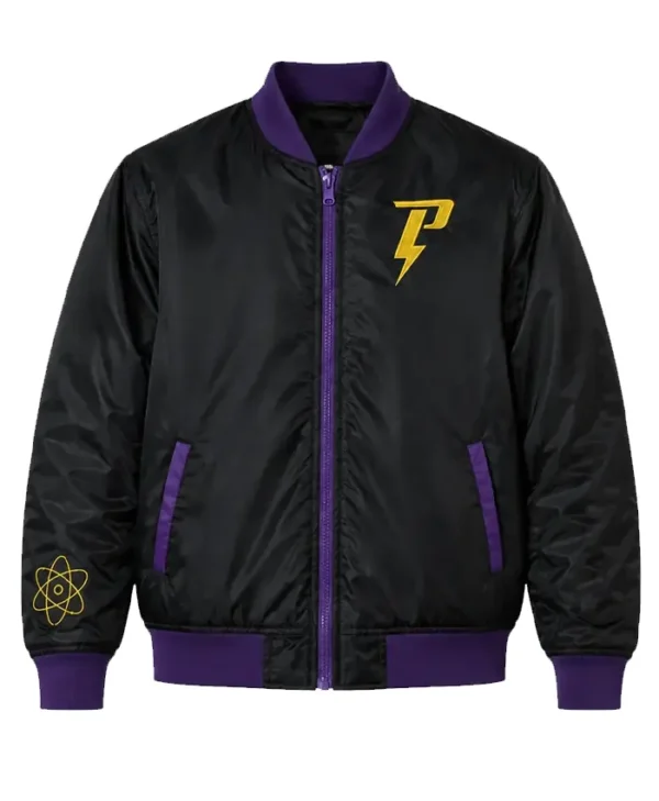 Goofy Powerline Black Bomber Jacket