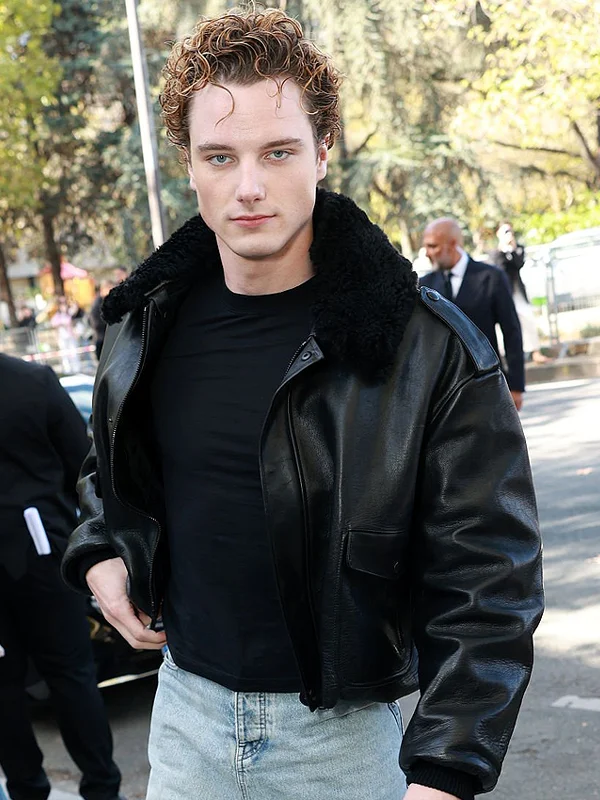 Graham Campbell Paris Fashion Week Leather Coat