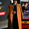 Grand Prix 2026 Lewis Hamilton Brown Coat