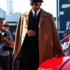 Grand Prix 2026 Lewis Hamilton Brown Coat