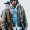 Grant Delpit Tunnel Walk Distressed Leather Jacket