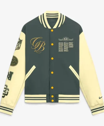 Green Bay Packers Nike 2026 Rivalries Letterman Varsity Jacket