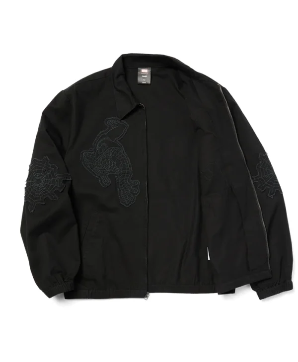 HUF x Spider-Man Black Work Jacket