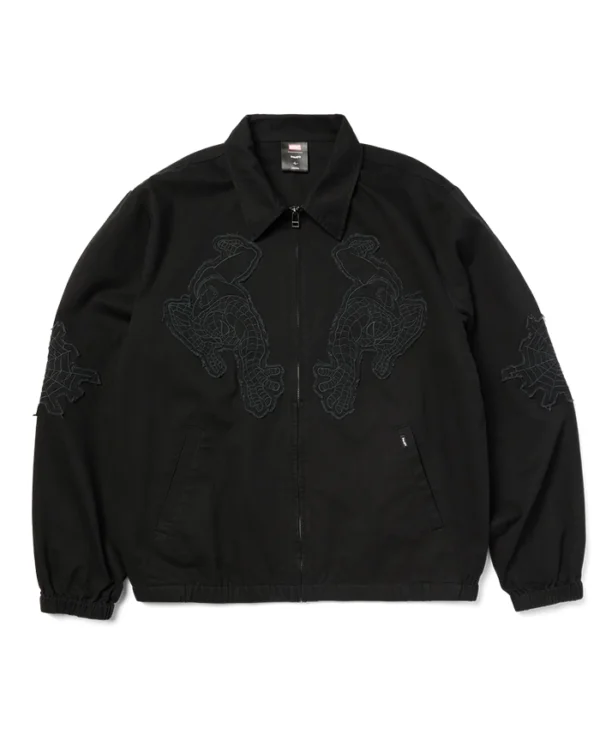 HUF x Spider-Man Black Work Jacket