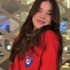 Hailee Steinfeld SoFi Stadium Red Jacket