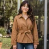 Haley Fox Brown Suede Jacket