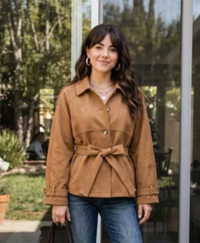 Haley Fox Brown Suede Jacket