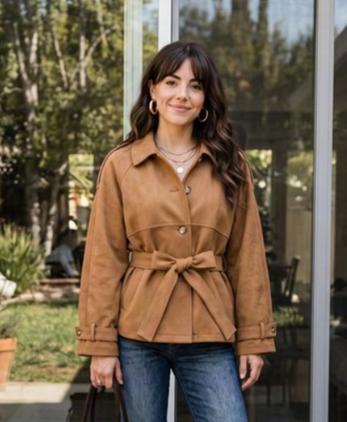 Haley Fox Brown Suede Jacket