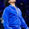 Half Time Show Kara Lawson Duke Blue Jacket