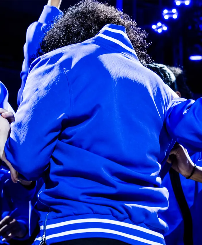 Half Time Show Kara Lawson Duke Blue Jacket