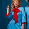 Halloween Blue Couple Dress And Suit