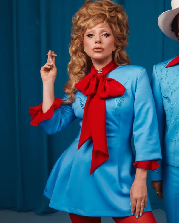 Halloween Blue Couple Dress And Suit