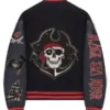 Halloween Pirate Sea Rider Black Letterman Varsity Jacket