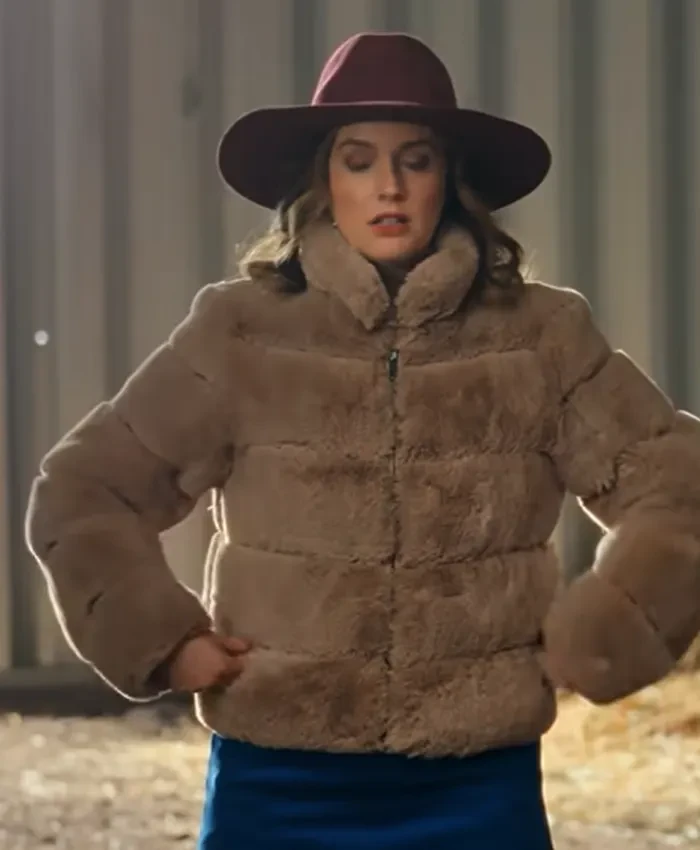 Hannah Brooks Guarding Stars 2026 Brown Fur Jacket