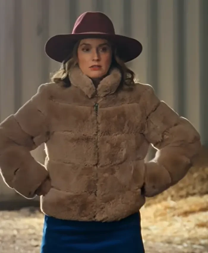 Hannah Brooks Guarding Stars 2026 Brown Fur Jacket