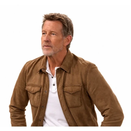Happy’s Place S03 James Denton Brown Suede Jacket