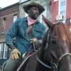 Harp Concrete Cowboy Idris Elba Blue Denim Jacket