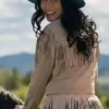 Heartland S20 Winn Becker Fringe Suede Jacket
