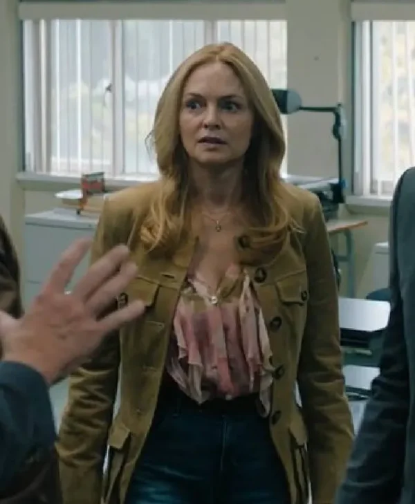 Heather Graham Carrie S01 Suede Jacket