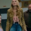 Heather Graham Carrie S01 Suede Jacket