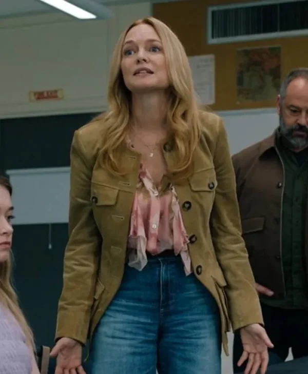 Heather Graham Carrie S01 Suede Jacket