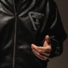 Houston Rockets Jeff Hamilton Black Bomber Jacket