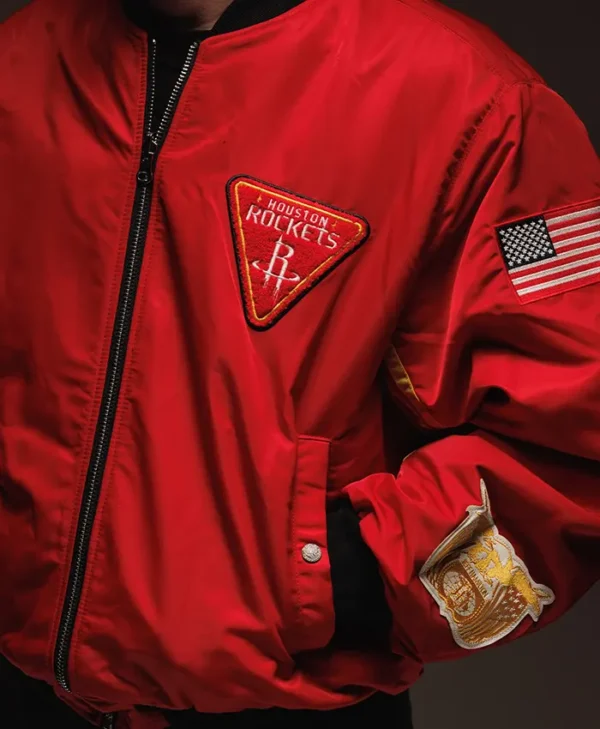 Houston Rockets Jeff Hamilton Bomber Jacket