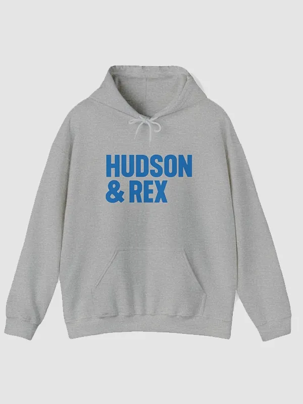Hudson and Rex Black Fleece Pullover Hoodie