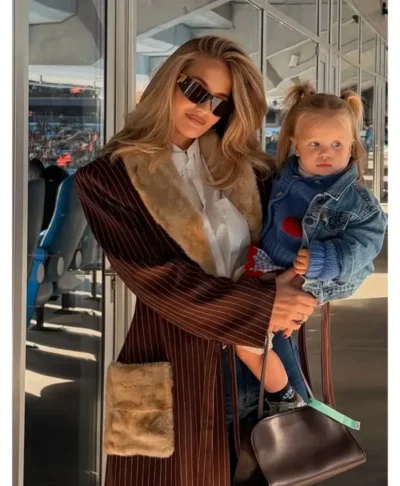Izabel EMA Fur Trim Coat